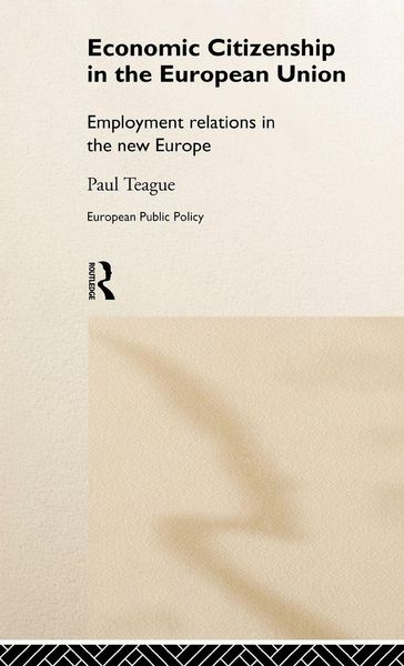 Produktbild: Economic Citizenship in the European Union