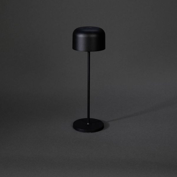 Produktbild: Konstsmide 7834-750 Lille LED-Akku-Tischlampe 3.5W Warmwei&szlig; Schwarz