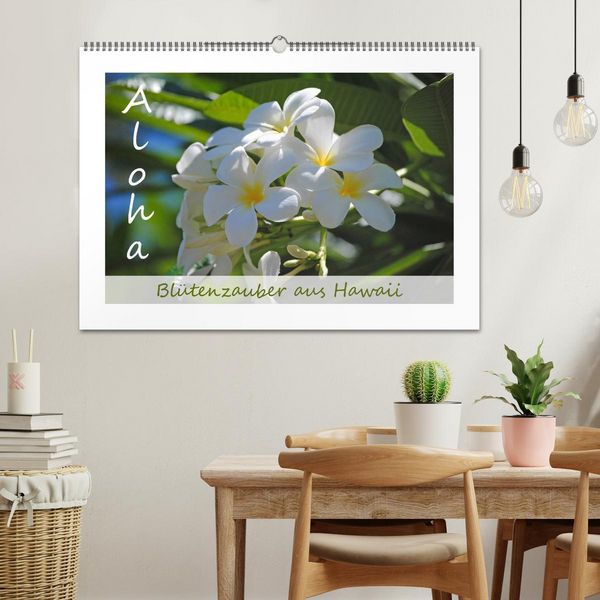 Produktbild: Aloha Bl&uuml;tenzauber aus Hawaii (Wandkalender 2026 DIN A2 quer), CALVENDO Monatskalender