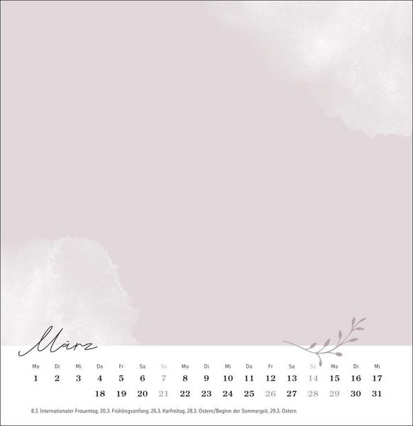 Produktbild: Kreativkalender zum Aufstellen Gl&uuml;cksmomente 2027