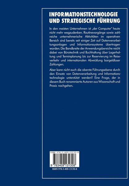 Produktbild: Informationstechnologie und strategische F&uuml;hrung
