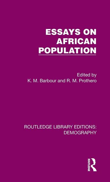 Produktbild: Essays on African Population