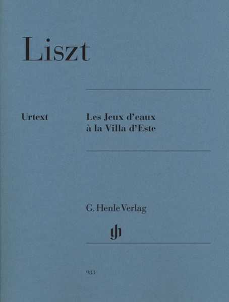 Produktbild: Franz Liszt - Les Jeux d&rsquo;eaux &agrave; la Villa d&rsquo;Este