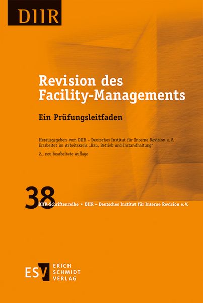 Revision des Facility-Managements, Taschenbuch von Betrieb und Instandhaltung” DIIR-Arbeitskreis „Bau, Erich Schmidt Verlag, 978-3-503-23717-3