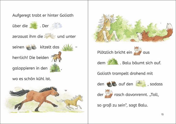 Produktbild: Lesenlernen in 3 Schritten - Die sch&ouml;nsten Pferdegeschichten