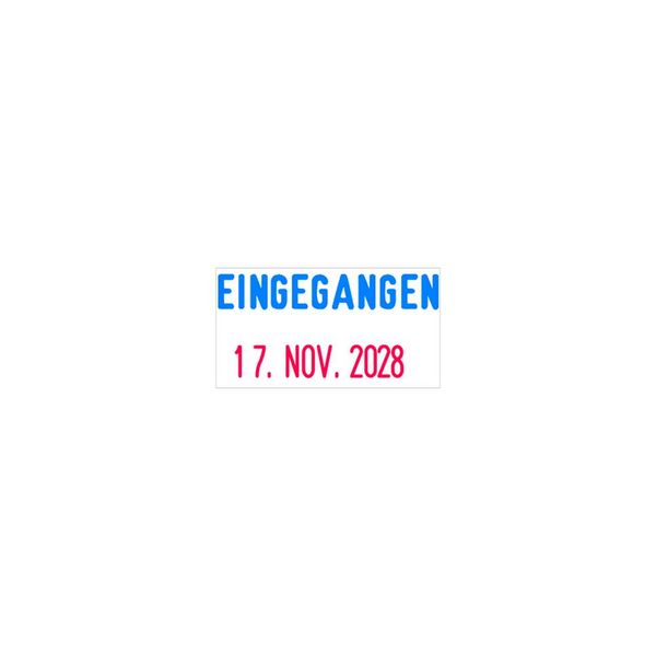 Produktbild: Trodat 4850L1 Textstempel Blau, Rot 23 x 12 mm (B x H)