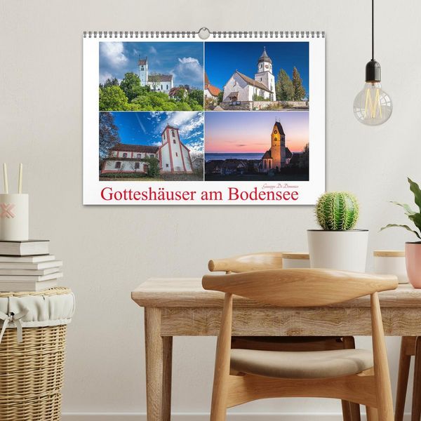 Produktbild: Gottesh&auml;user am Bodensee (Wandkalender 2026 DIN A3 quer), CALVENDO Monatskalender