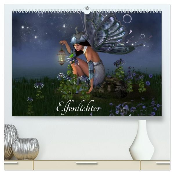 Produktbild: Elfenlichter (hochwertiger Premium Wandkalender 2026 DIN A2 quer), Kunstdruck in Hochglanz