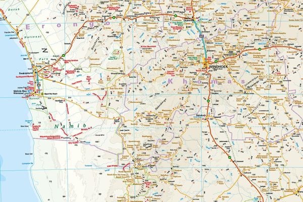 Produktbild: Reise Know-How Landkarte Namibia (1:1.200.000)