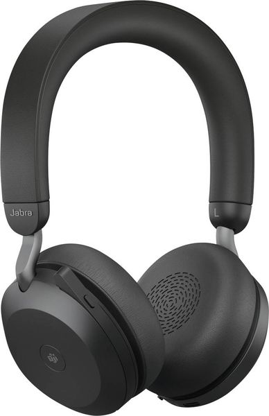 Produktbild: Jabra Evolve2 75 Over Ear Headset kabelgebunden Schwarz Batterieladeanzeige, Mikrofon-Stummschaltung Telefon