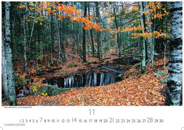 Produktbild: New England Kalender 2027 &ndash; Wandkalender | Fotokalender Nordamerika 35x50cm | mit 12 gro&szlig;formatigen Bildern dieser Region in Spitzenqualit&auml;t.
