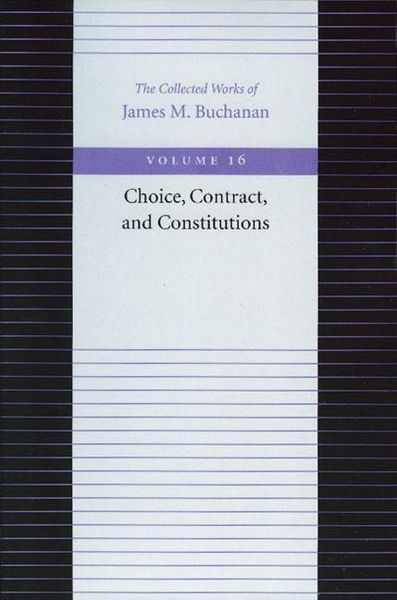 Produktbild: Choice, Contract, and Constitutions
