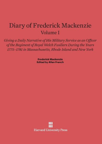 Produktbild: Diary of Frederick Mackenzie, Volume I
