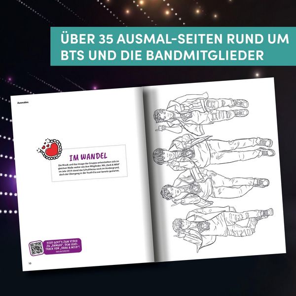 Produktbild: BTS: Das inoffizielle Ausmal- & Kreativbuch