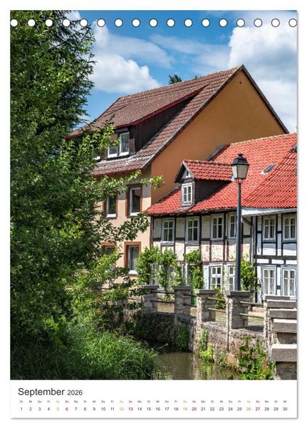 Produktbild: Die Stadt Hornburg (Tischkalender 2026 DIN A5 hoch), CALVENDO Monatskalender