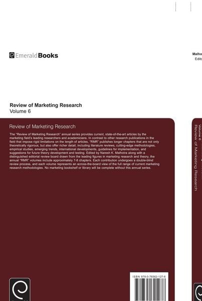 Produktbild: Review of Marketing Research