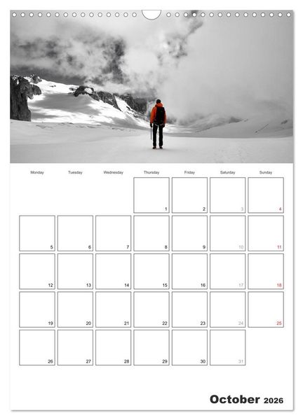 Produktbild: EXPLORING ALPS (Wall Calendar 2026 DIN A3 portrait), CALVENDO 12 Month Wall Calendar