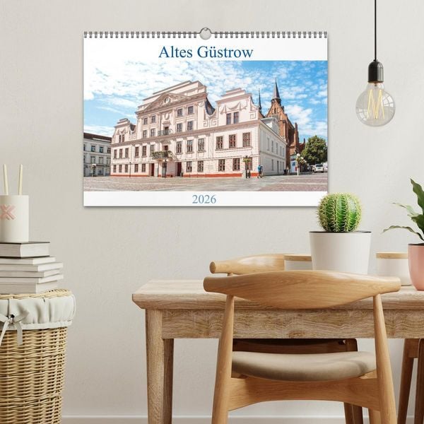 Produktbild: Altes G&uuml;strow (Wandkalender 2026 DIN A3 quer), CALVENDO Monatskalender