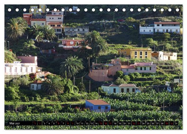 Produktbild: La Gomera - Ansichten und Aussichten (Tischkalender 2027 DIN A5 quer), CALVENDO Monatskalender