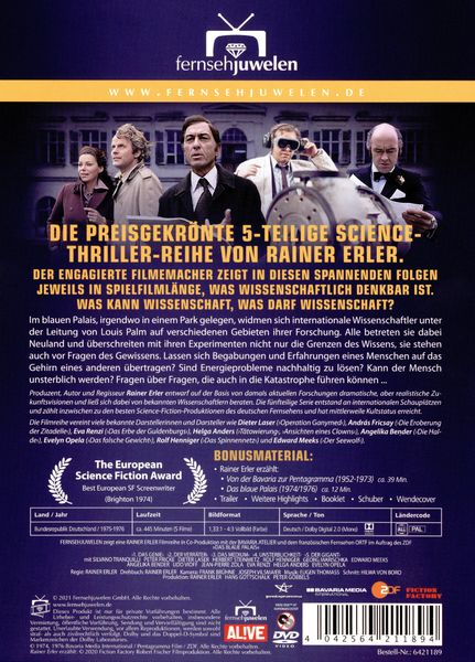 Produktbild: Das blaue Palais - Die komplette Filmreihe (Teil 1-5 inkl. Erler-Doku und Making-of) (Fernsehjuwelen) [3 DVDs]