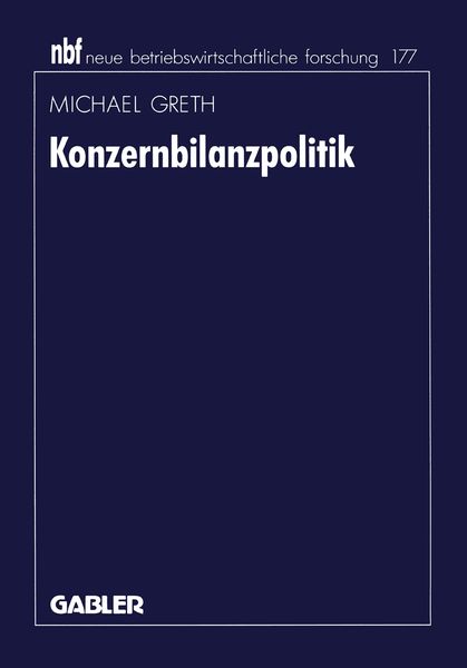 Produktbild: Konzernbilanzpolitik