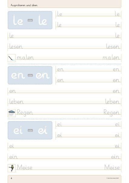 Produktbild: Ich kann die Grundschrift Teil B - &Uuml;bungsheft
