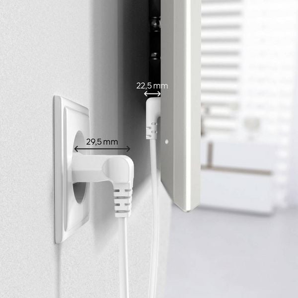 Produktbild: Hama 00223285 Strom Netzkabel Wei&szlig; 5m