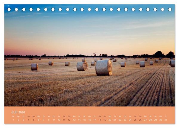 Produktbild: Berg, Land und Meer - Eine Reise durch die Landschaften (Tischkalender 2026 DIN A5 quer), CALVENDO Monatskalender