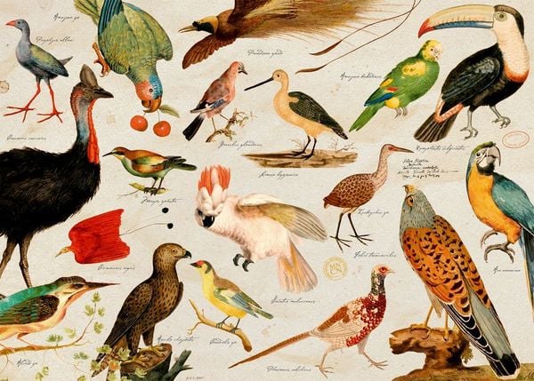 Produktbild: Coppenrath - Puzzle Illustrierte Tierwelt, 1000 Teile, Geschenkbox
