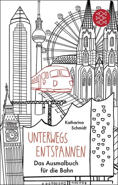 Produktbild: Unterwegs entspannen. Das Ausmalbuch f&uuml;r die Bahn