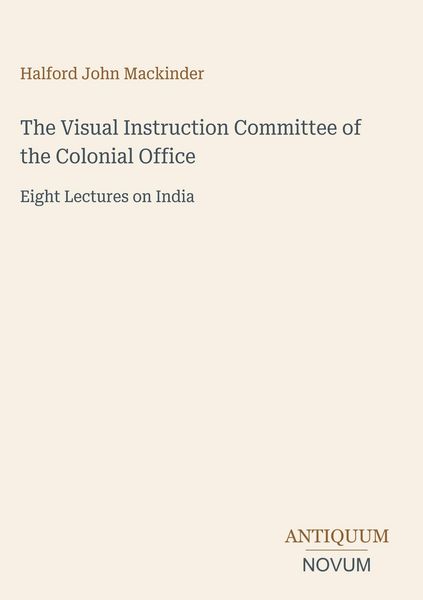 Produktbild: The Visual Instruction Committee of the Colonial Office