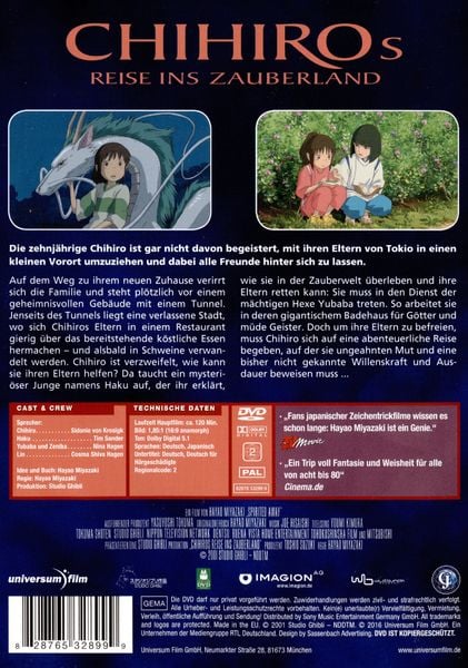 Produktbild: Chihiros Reise ins Zauberland