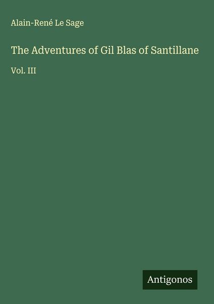 Produktbild: The Adventures of Gil Blas of Santillane