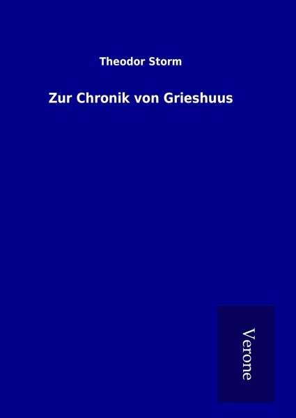 Produktbild: Zur Chronik von Grieshuus