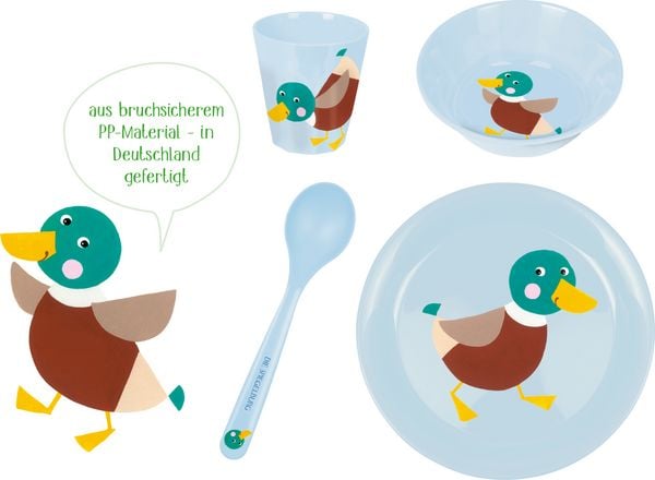 Produktbild: Geschirr Geschenkset Ente - Freche Rasselbande