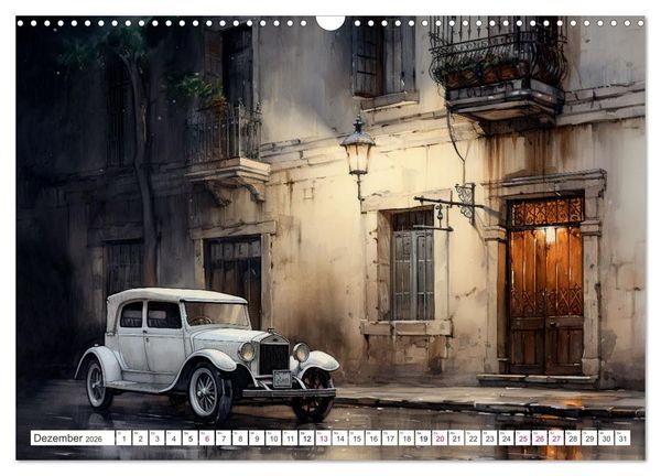 Produktbild: Oldtimer - Vergangenheit neu entdeckt (Wandkalender 2026 DIN A3 quer), CALVENDO Monatskalender