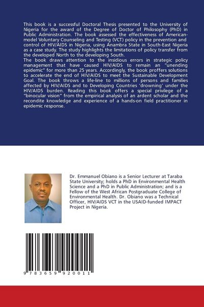 Produktbild: ERROR IN HIV/AIDS PREVENTION AND CONTROL