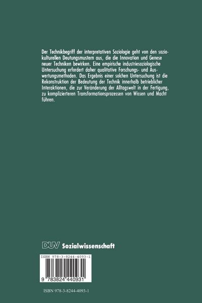 Produktbild: Technik und Interaktion