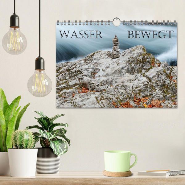 Produktbild: Wasser bewegt - Wasserf&auml;lle und Stromschnellen (Wandkalender 2026 DIN A4 quer), CALVENDO Monatskalender