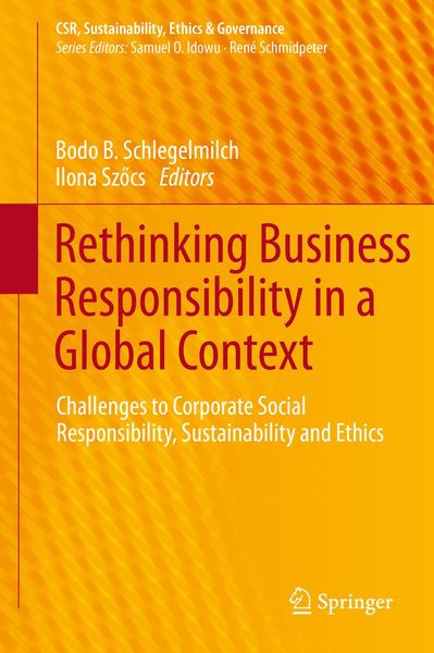 Produktbild: Rethinking Business Responsibility in a Global Context
