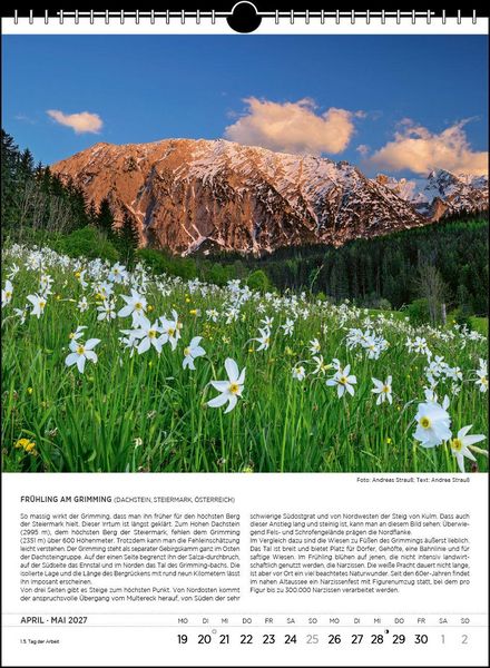 Produktbild: Blodigs Alpenkalender 2027