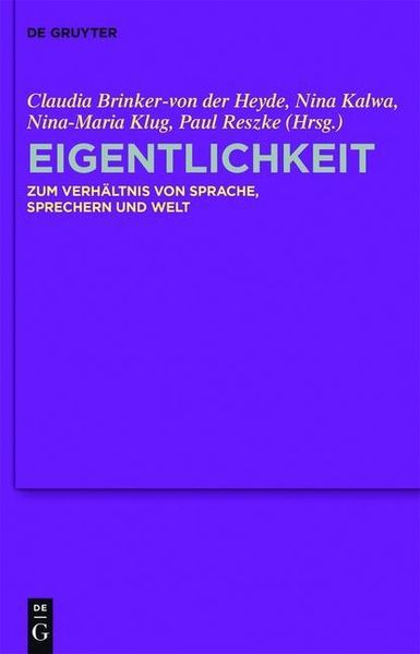 Produktbild: Eigentlichkeit