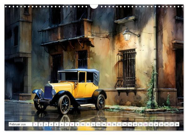 Produktbild: Oldtimer - Vergangenheit neu entdeckt (Wandkalender 2026 DIN A3 quer), CALVENDO Monatskalender
