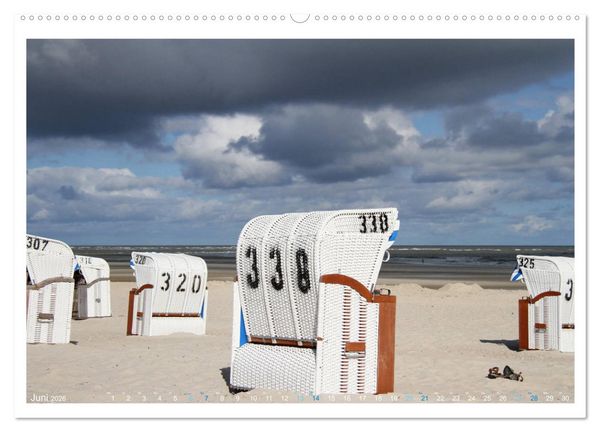 Produktbild: OP SPIEKEROOG (Wandkalender 2026 DIN A2 quer), CALVENDO Monatskalender