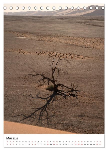 Produktbild: Naturparadies Namibia (Tischkalender 2026 DIN A5 hoch), CALVENDO Monatskalender