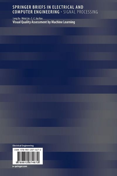 Produktbild: Visual Quality Assessment by Machine Learning