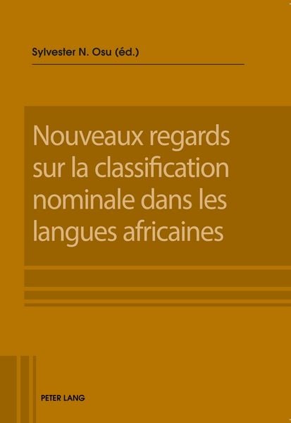 Produktbild: Nouveaux regards sur la classification nominale dans les langues africaines