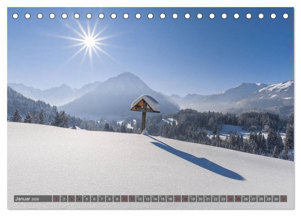 Produktbild: Faszination Oberallg&auml;u (Tischkalender 2026 DIN A5 quer), CALVENDO Monatskalender