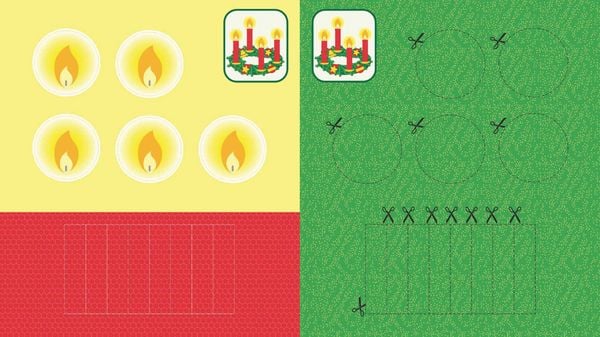 Produktbild: Das Verbastelbuch f&uuml;r die Allerkleinsten. Schneiden und Kleben. Weihnachten. Mit Schere