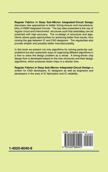 Produktbild: Regular Fabrics in Deep Sub-Micron Integrated-Circuit Design